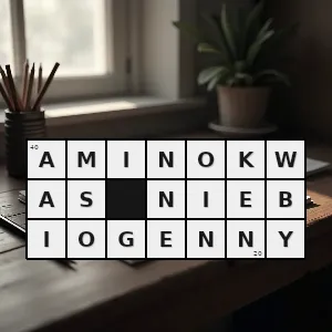 Rozwiązanie krzyżówki: aminokwas niewchodzący w skład naturalnie występujących białek - aminokwas niebiogenny | hasła, synonimy i podpowiedzi Hasło krzyżówkowe aminokwas niewchodzący w skład naturalnie występujących białek - aminokwas niebiogenny – rozwiązanie, synonimy, podpowiedzi i definicje krzyżówkowe